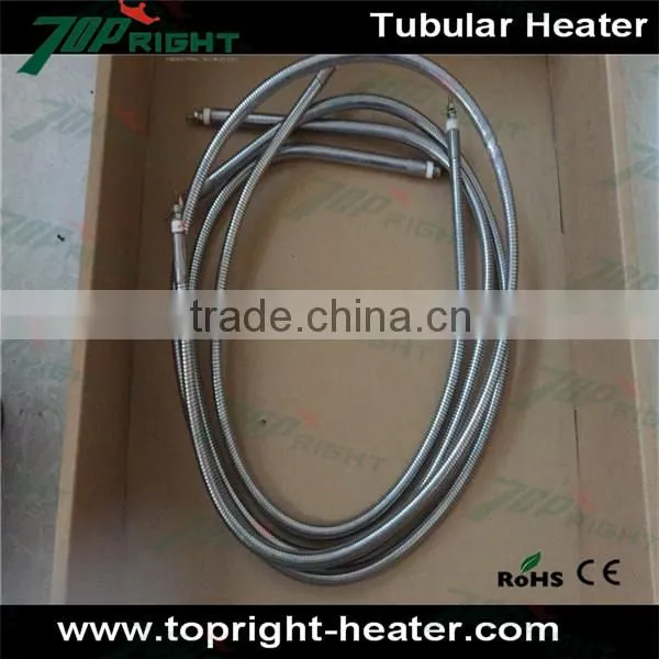 U Shape High Quality Customsized 3kw Crooked Flange Tubular Heater photo-3
