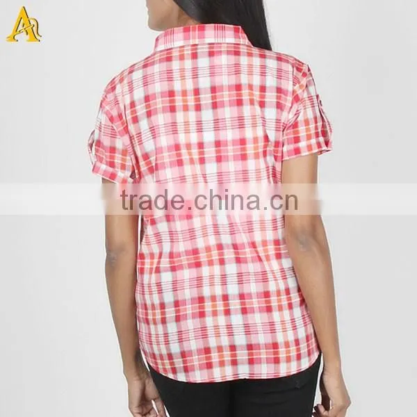 New York Wholesale T-shirts Red Women Casual Shirt photo-3