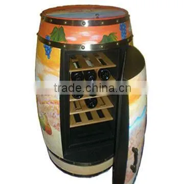 Wood Wine Barrel Refrigerator Furniture, Electric Barrel Cooler, Wine Barrel With Cooling photo-4