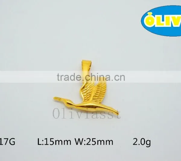 Olivia 2016 New Fashion Modern 316 Stainless Steel Cast Metal Lovely Rabbit Pendant photo-2