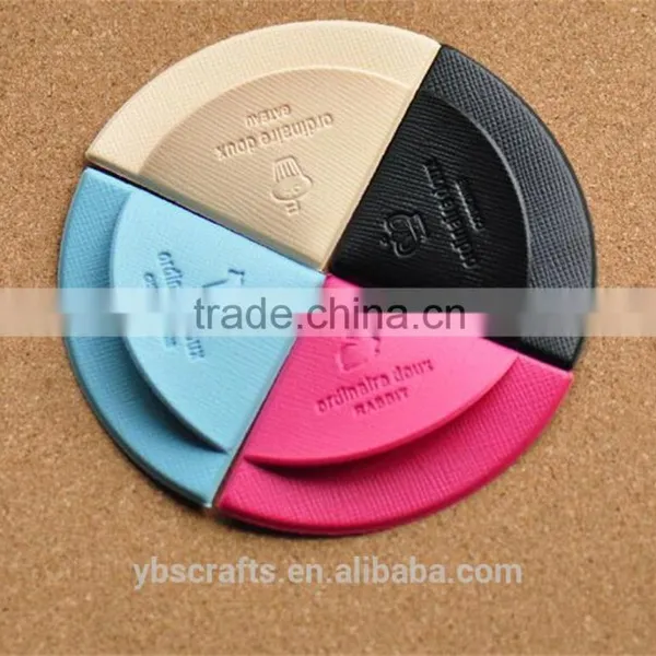 Wholesale Fan-shaped Protective Fancy PU Leather Bookmark for Gift photo-6