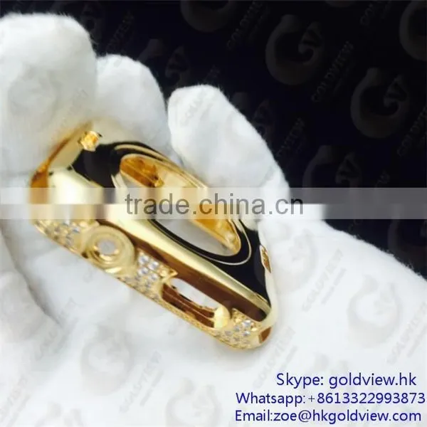 2015 New Arrival for Apple Watch Gold Housing Case Cover, Gold Diamond Case Housing for Apple Watch photo-3