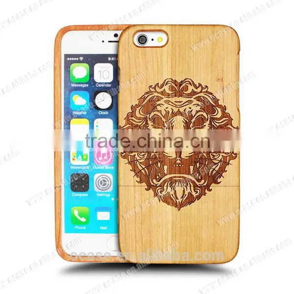 Luxury Mobile Phone Case Made of Cherry Wood for Iphone 4s Case. photo-4