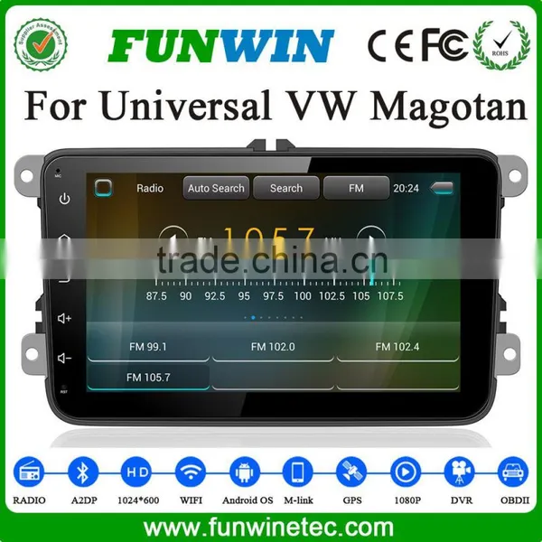 Funwin Android 4.4.2 Car Stereo Touch Screen for Volkswagen Magotan Car Radio cd Mp3 Wifi&3G photo-2