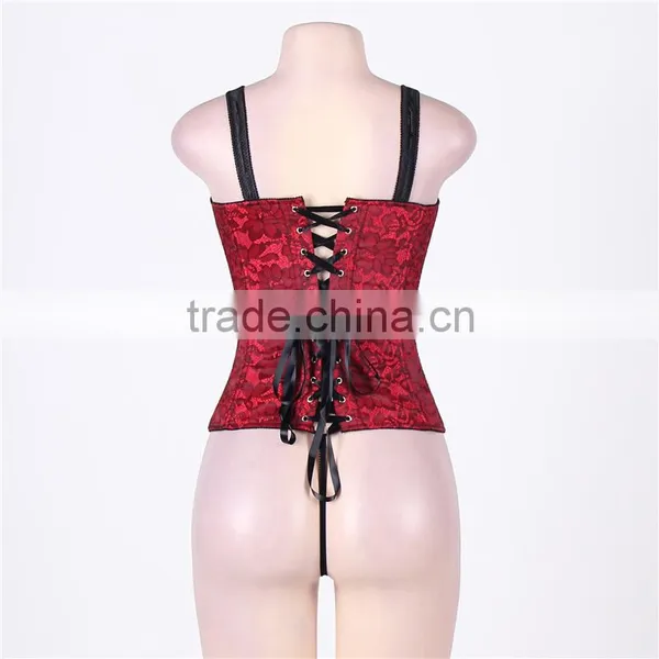 Vintage Style Beautiful Patterns Big Women Sexy Lingeries Corset photo-2