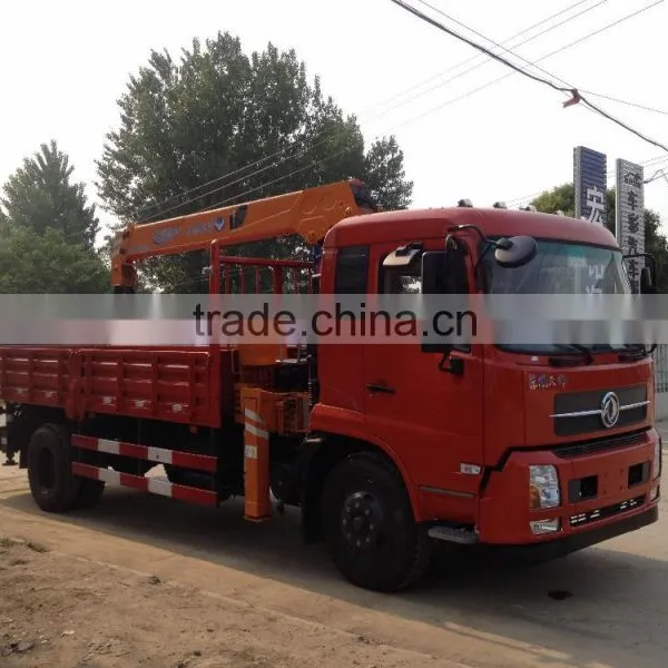160 Kn.m at 2.5 m Crane Truck 6.3 Ton Truck Mounted Crane SQ6.3S3 High Quality on Sale Truck Crane photo-4