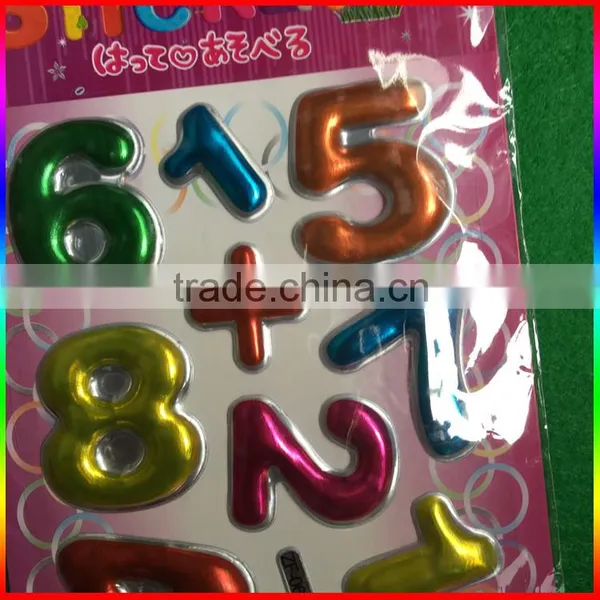 Custom Number 3D Blister Cartoon Stickers photo-2