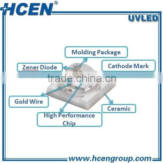 UV Curing 3535 Smd 1-3w 385nm 395nm uv Led Diode photo-3