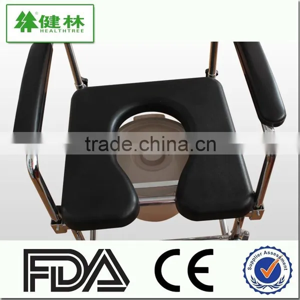 Hospital Commode Chair Toilet Commode Chair Wheelchair photo-2