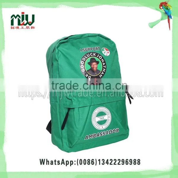 2016 OEM Hot Sale Promotional Polyester Backpack