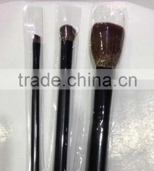 3pcs Purple Makeup Brush Set,best Gift for Girls,easy to Carry for Traval photo-5