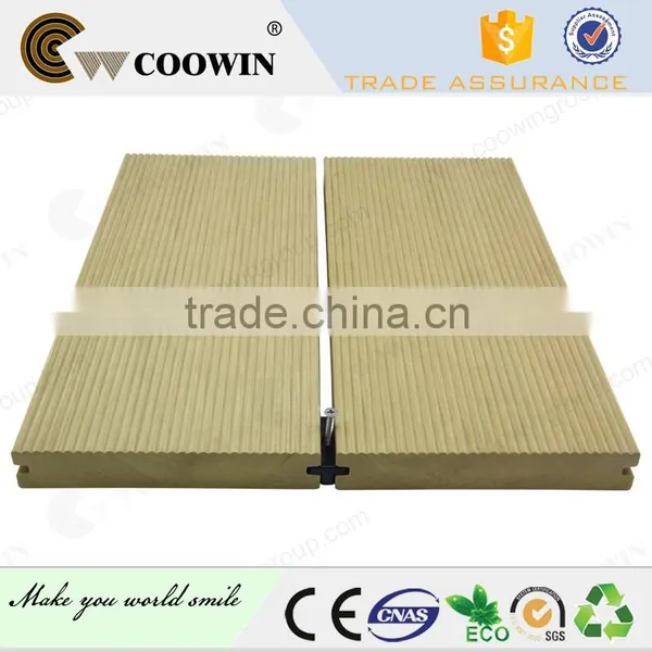 Eco - Friendly WPC Deck Flooring For Courtyard and Stepping / Anti Slip Decking photo-4
