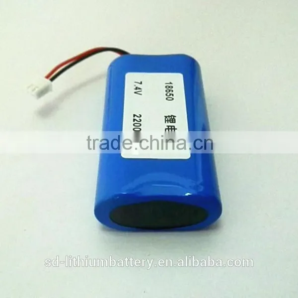 Best Selling 18650 Lithium Polymer Battery 7.4v Lithium Battery Packs for Digital Product
