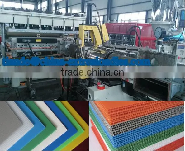 PP hollow sheet die for pp sheet extruder machine