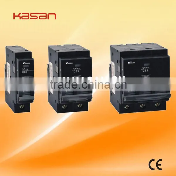Long Service Life New Type 1P,2P,3P KQOVS-63 MCB