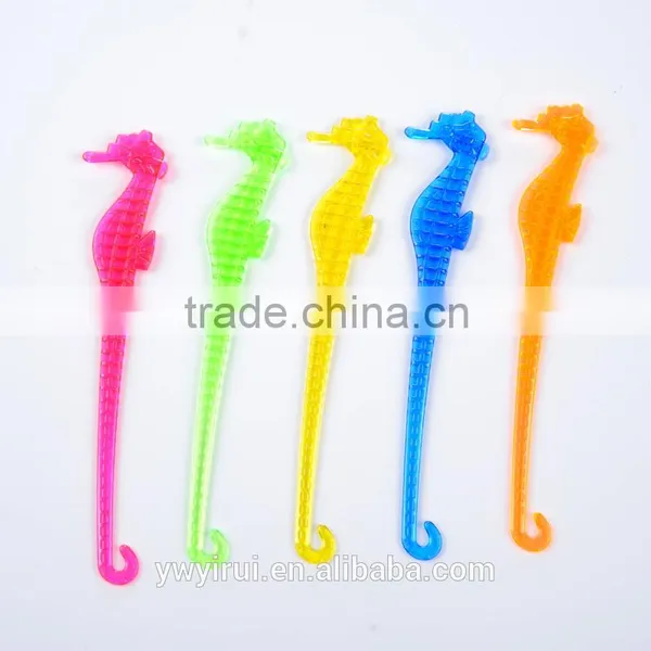 Disposable Plastic Seahorse Coffee Stirrers New Design photo-3