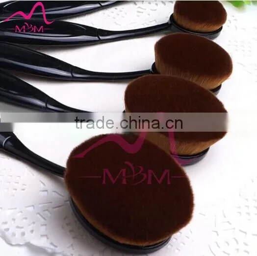 Toothbrush Shaped Foundation Powder Brushes Kit Face Cosmetic Make Up Brush Set photo-5