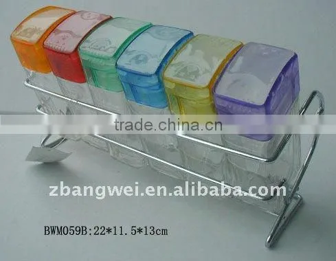 Glass Transparent Jar for Spice