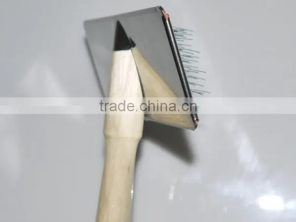 2015 New Pet Products Wood Handle Pet Slicker Brush photo-6