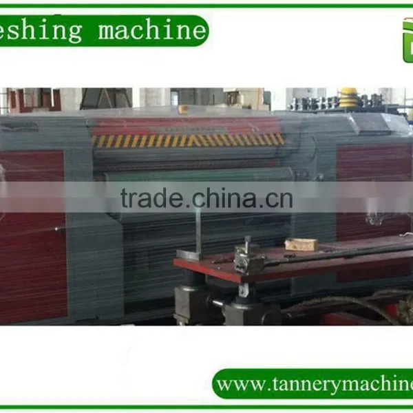 Artifical Leather Hydraulic Cow Leather Fleshing Machine 3000mm China Best Tannery Machine photo-2