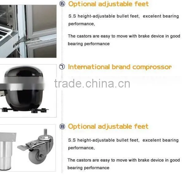 304 Stainless Steel Good Quality Hotel Refrigerator/Kitchen Refrigerator/Gas Operated Refrigerator photo-4