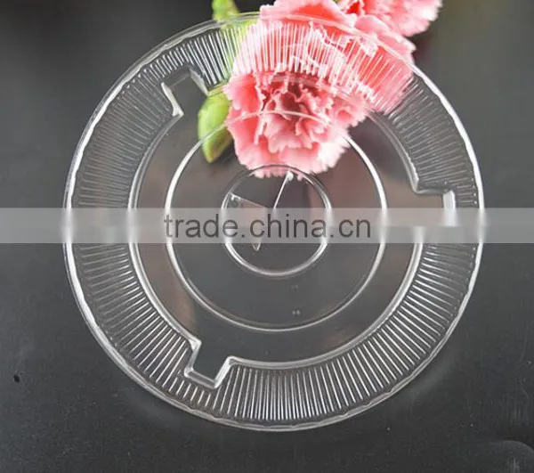 Disposable Clear Plastic Lid for Cups, Dome Lid, Flat Lid photo-3