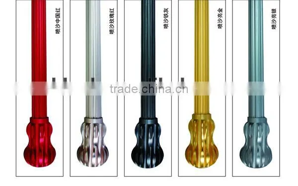 Aluminum Curtain Rod Pole Tracks photo-3