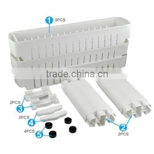 Kitchen Plastic Save Space Storage Trolley and Storage Organizer photo-6
