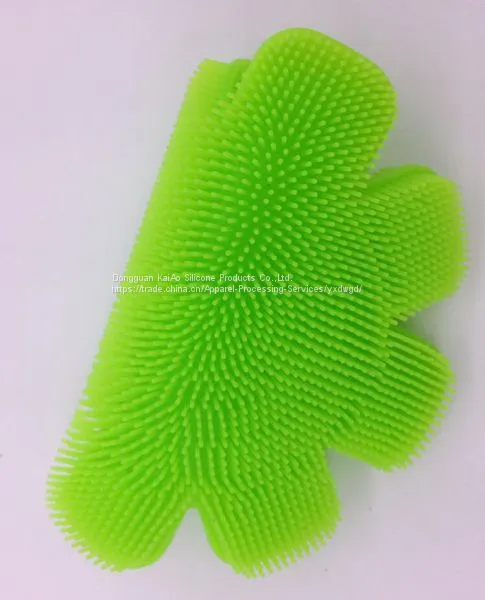 Flower Shape Silicone Scrubber for Face Bath photo-5