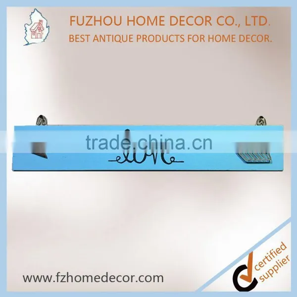 2017 Hot Sell Wooden Wall Printing Sign With Metal Arrow Decor for Home Use photo-2