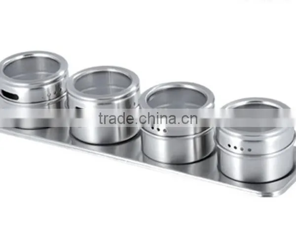 Multipurpose Storage Spice Jar Magnetic Steel Spice Jar photo-2
