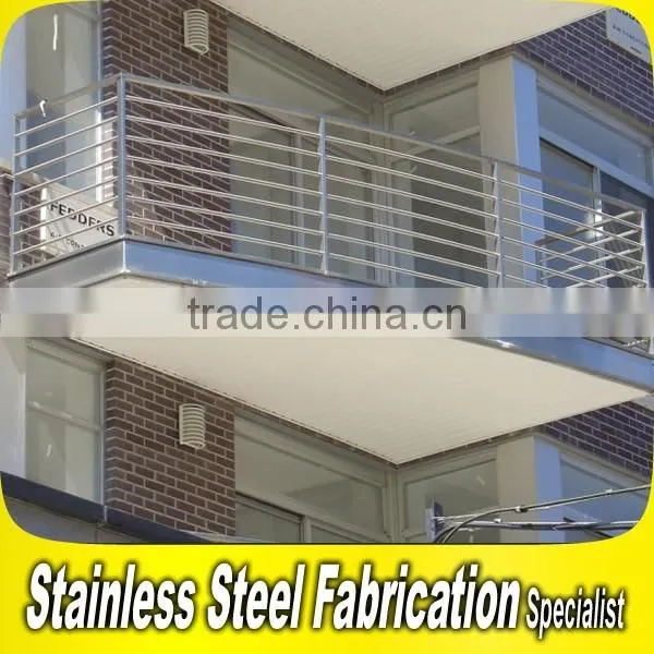 304 316 Stainless Steel Balcony Terrace Loft Railing Designs photo-4