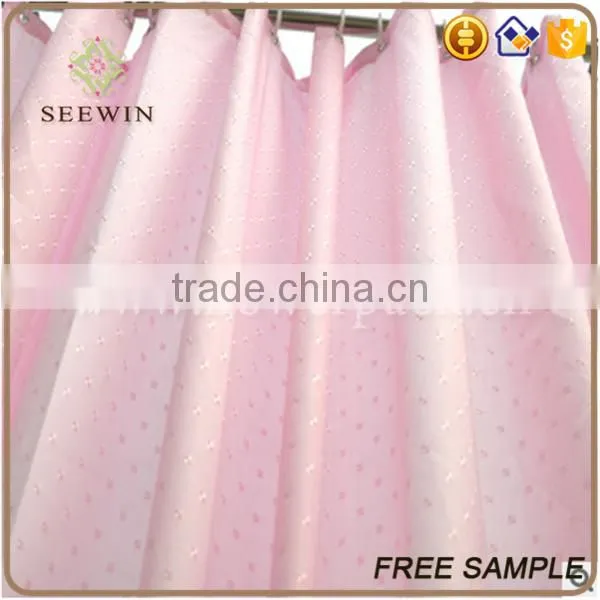 Whole Colored Waterproof Polyester Shower Curtains photo-3