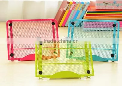 Wholesale Stock Small Order Plastic Folding Laptop/Ipad Storage Rack photo-3