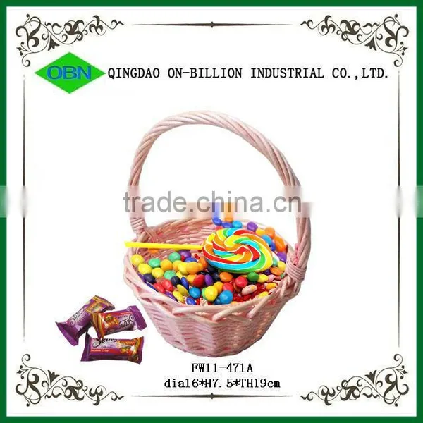 Handwoven Wicker Chinese Girl Basket Wedding photo-2