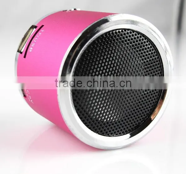 Mini Aluminum Alloy Vibration Loudspeaker Portable Mini Speaker With fm Radio Usb Charger photo-4