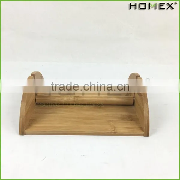 Bamboo Cocktail Napkin Holder w Removable Bar Homex BSCI/Factory photo-5