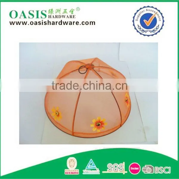 High Quality Unfoldable Food Cover,fixed Food Cover With Flower photo-2