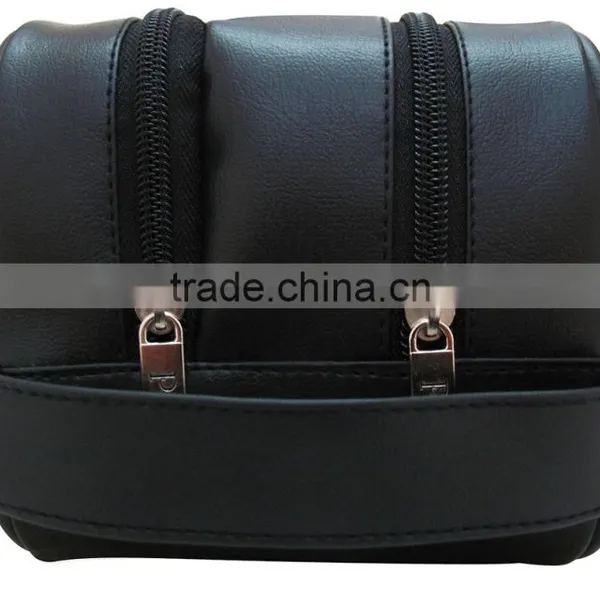 2017 Best Saling Large Capacity Travel Leather Men Toiletry Bag photo-4