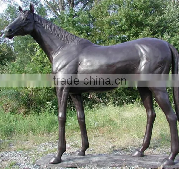 Large Garden Animal Metal Statue Arabian Horse Sculpture Bronze photo-2