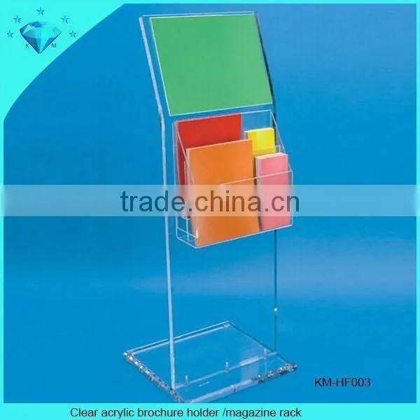 Customize a4 a5 All Size Acrylic File Tray photo-4