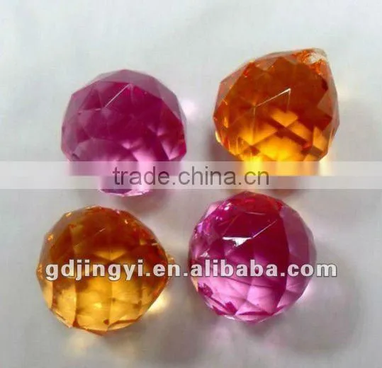 Clear Acrylic Diamond Shape Crystal Bead Accessories Hanging Wedding Decorations photo-2