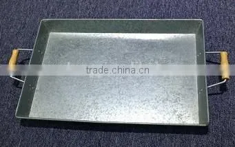 Square Tray (with Wooden Handle), MSO-123 photo-2