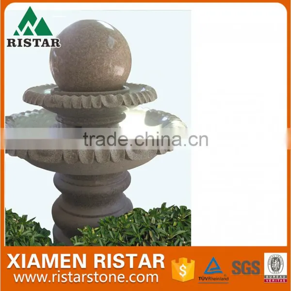 Granite Stone Ball Garden Fountain Rolling Ball Fountain photo-2