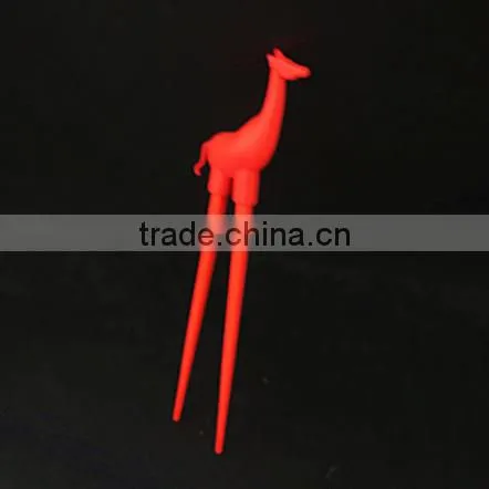 16173 Horse Shape Children Funny Decorator Silicone Chopsticks photo-5