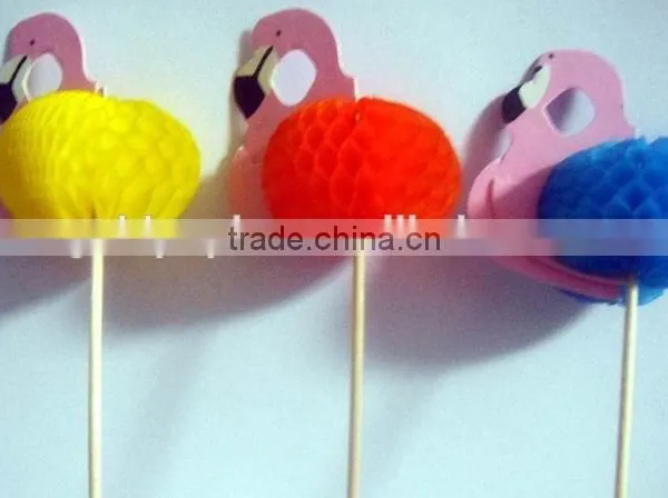 Honeycomb Figures Fixed on Printed Cards With Picks photo-4