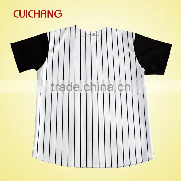 Baseball Jersey,Wholesale Polyester/spandex Heat Transfer Printing Custom Design Fashion Custom Design Baseball Jersey photo-2