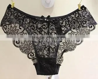 Sexy Transparent Ladies Underwear Cotton Lace Panties/women in Transparent Underwear photo-6