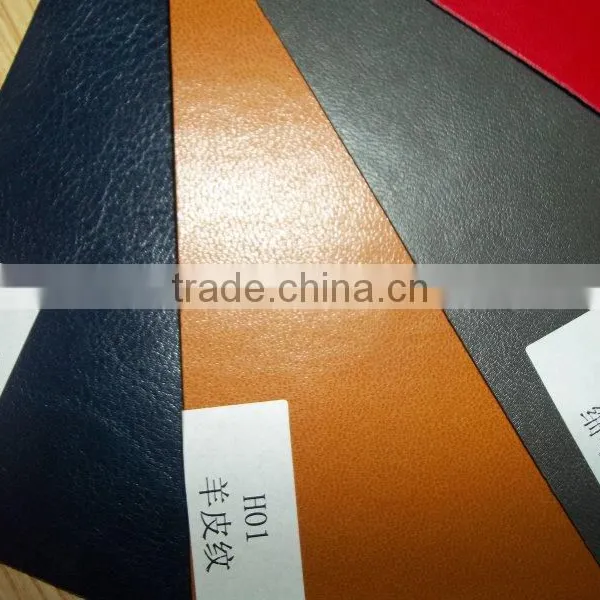 100% pu Artificial Leather, pu Synthetic Leather With Non Woven Backing for Decoration photo-3