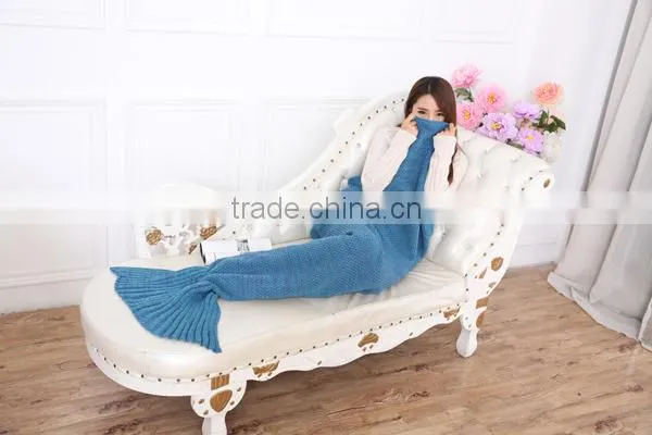 Wholesale Mermaid Tail,Adult Knitted Mermaid Tail Blanket photo-3